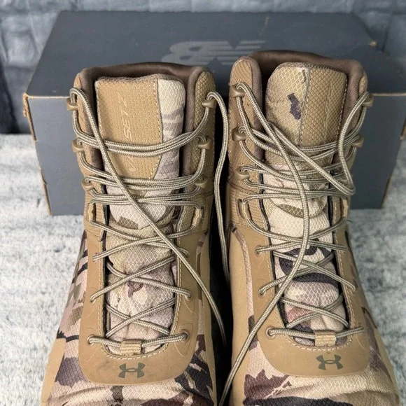 Under Armour Valsetz RTS 1.5 Tactical Boots Mens 12 Camo Brown 3021034-900 - Picture 5 of 9